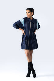 Colour Blocking Dress