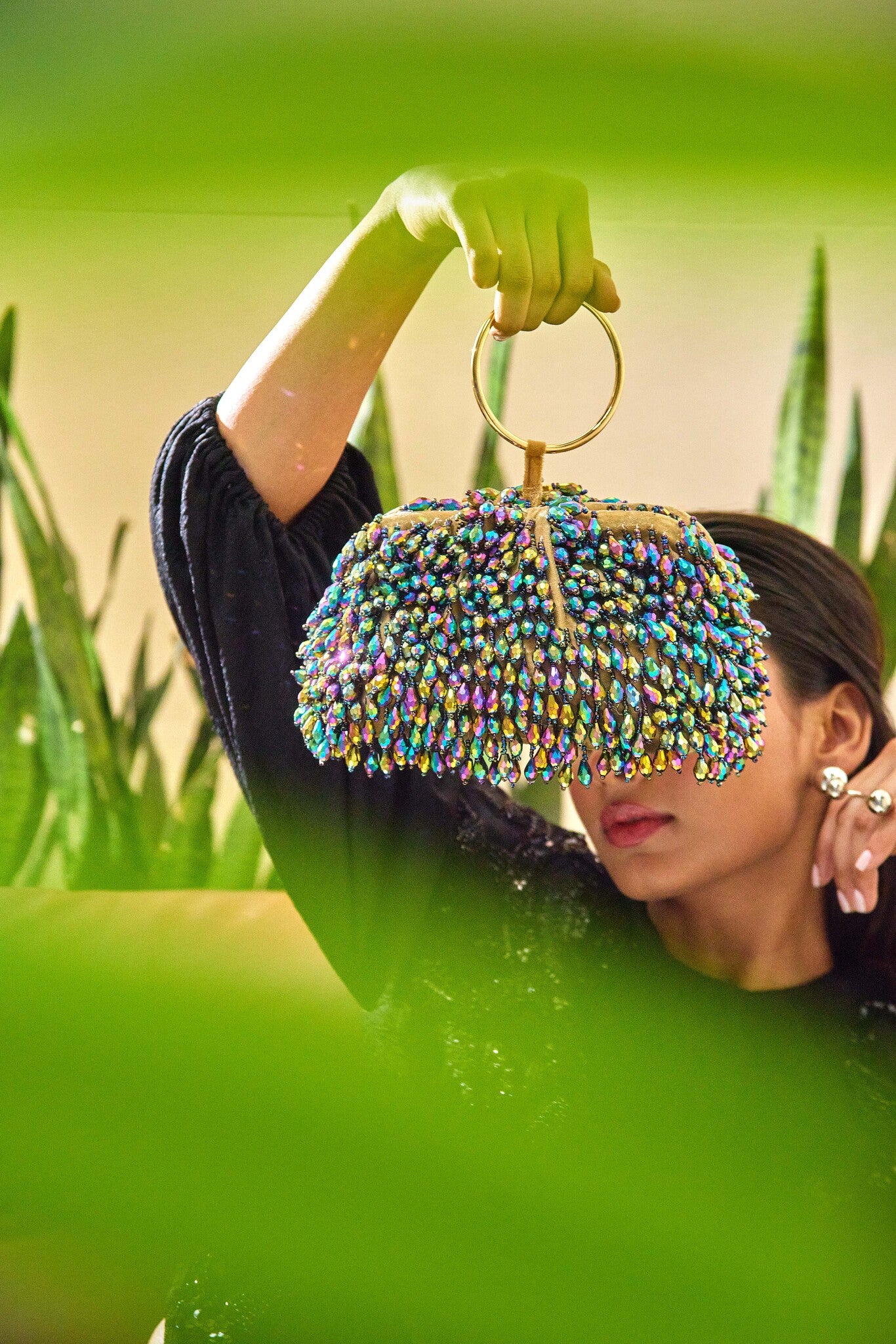 Disco Drizzle Cloud Bag