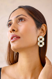 Cavana Double Studs Ivory