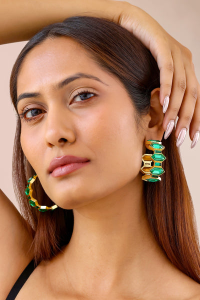 Cavana Hoops Emerald
