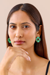 Cavana Mini Studs Emerald