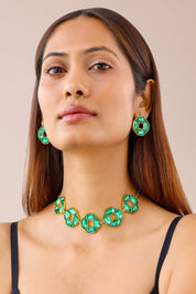 Cavana Necklace Set Emerald