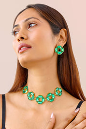 Cavana Necklace Set Emerald