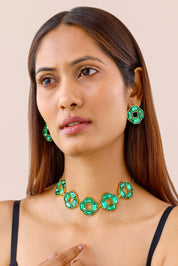 Cavana Necklace Set Emerald