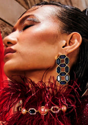 Cavana Statement Studs Sapphire