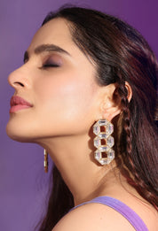 Cavana Statement Studs Ivory