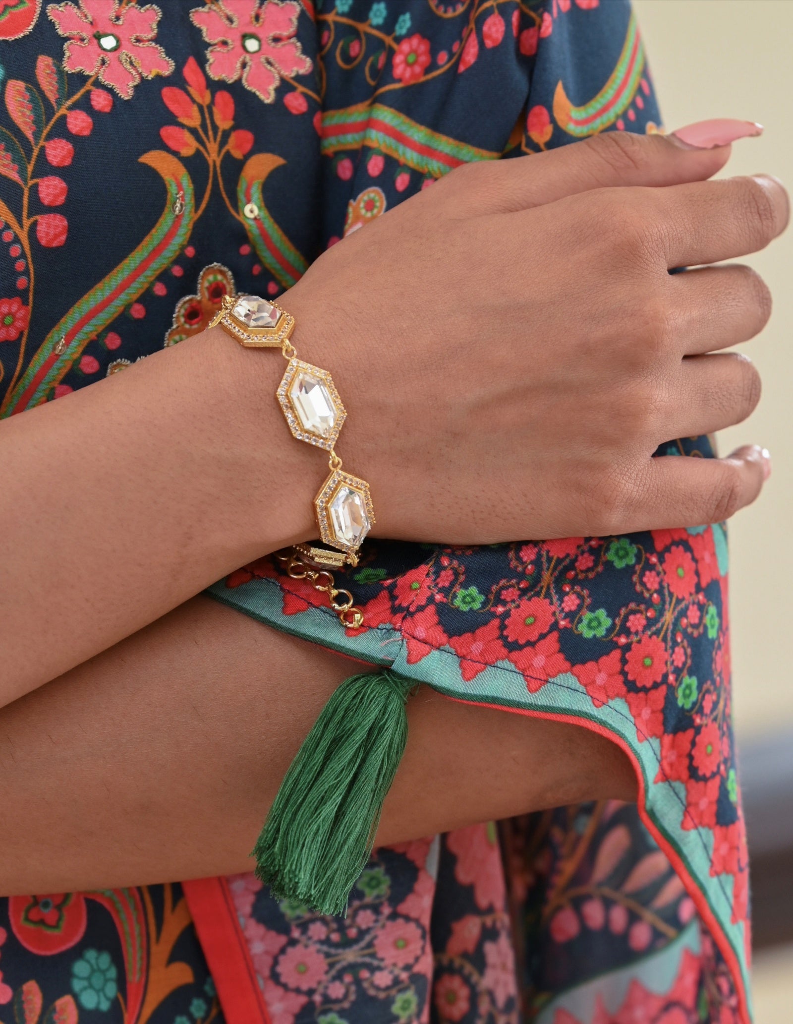 Cavi Tennis Bracelet White