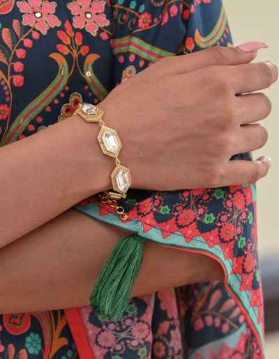 Cavi Tennis Bracelet White