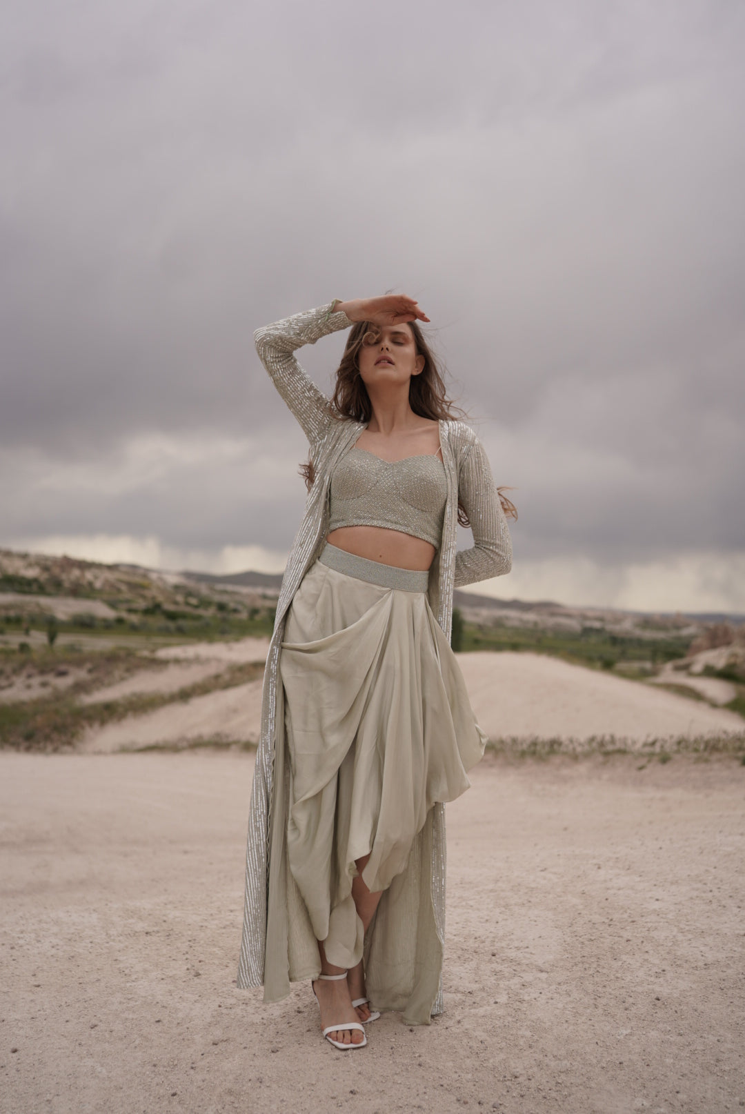 Silver Jacket Set