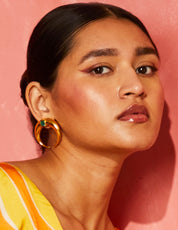Copa Moon Earrings Emerald