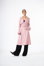 Barely Pink Trench Coat