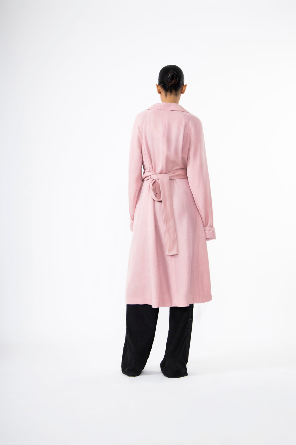 Barely Pink Trench Coat
