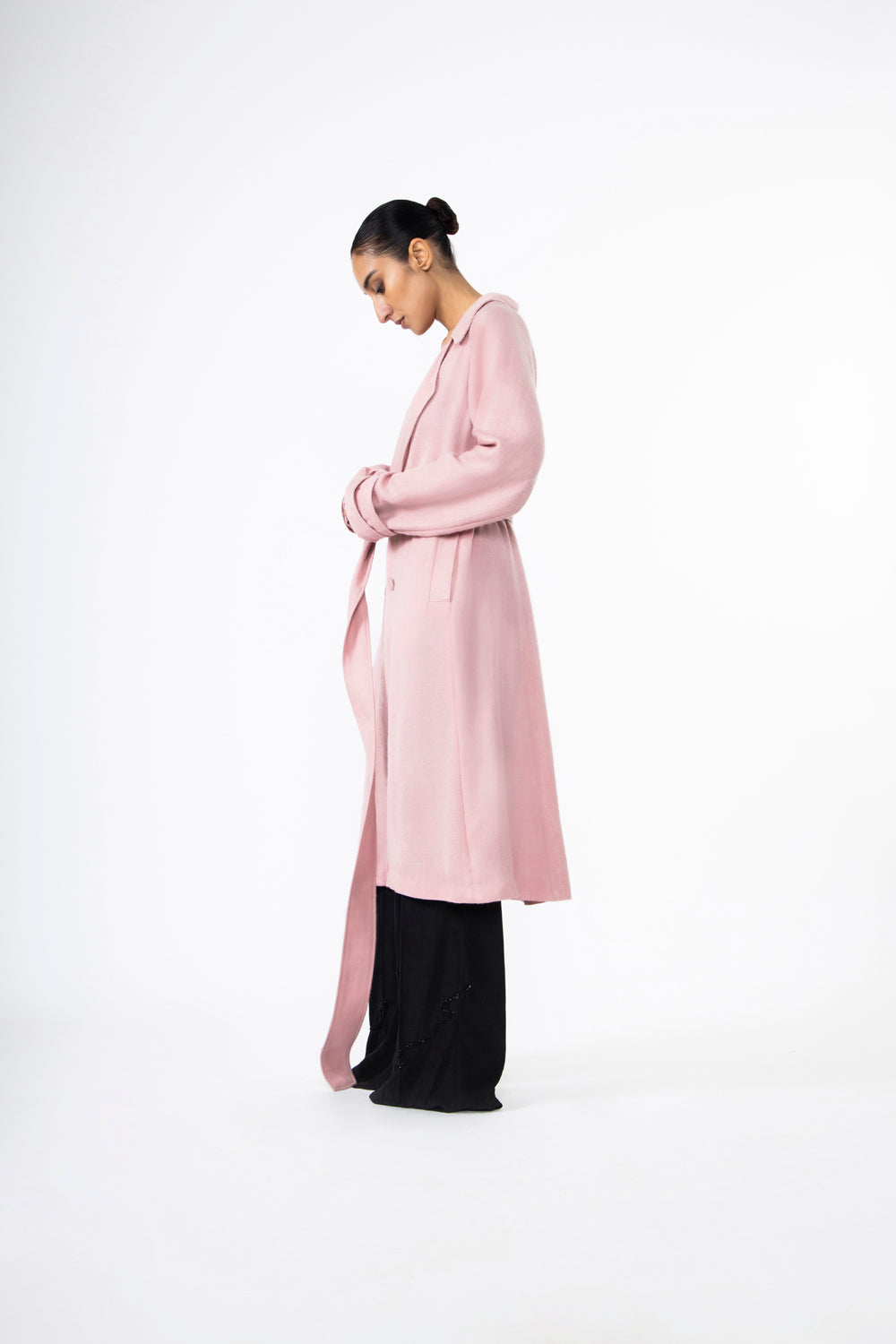Barely Pink Trench Coat
