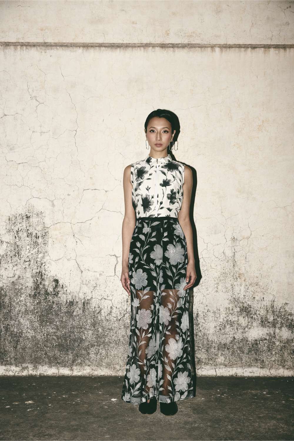 Bloom Crop Top White