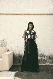 Bloom Crop Top with Bookmark Skirt