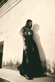 Bloom Crop Top with Bookmark Skirt
