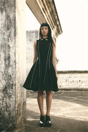 Trench Dress Black