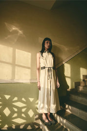 Trench Dress White