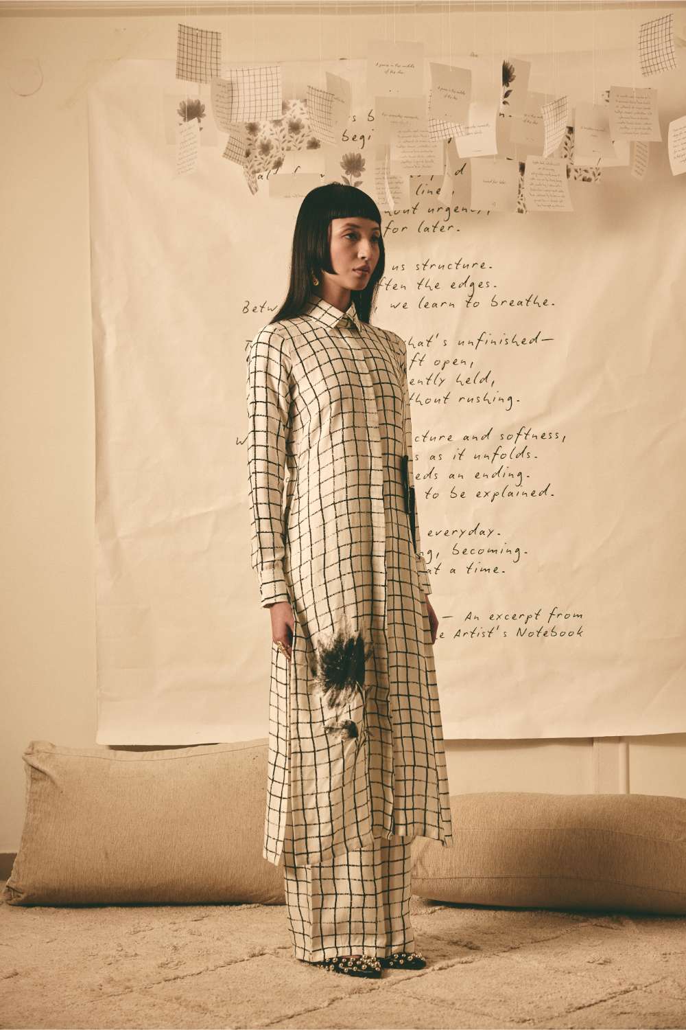 Bookmark Grid Kurta