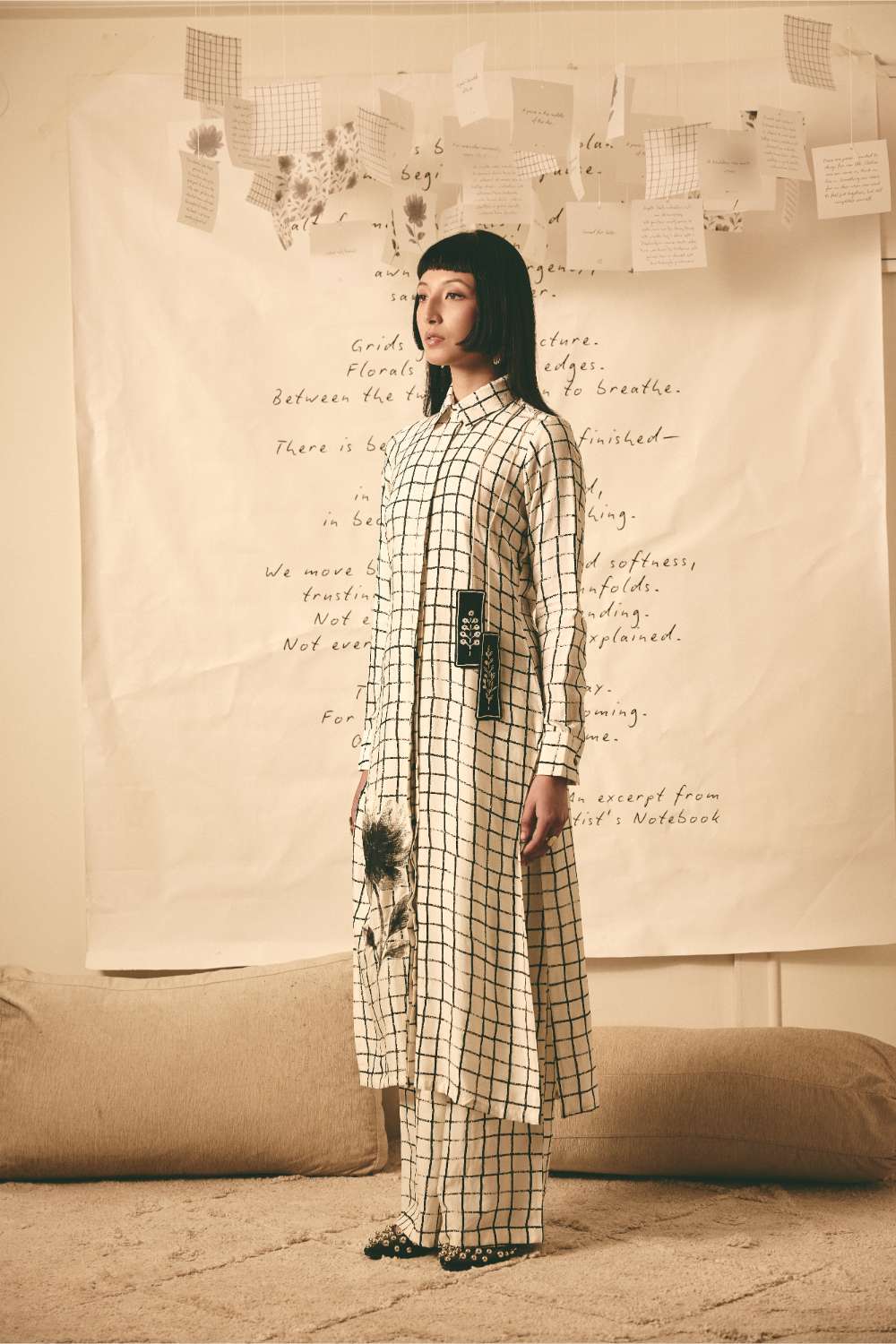 Bookmark Grid Kurta