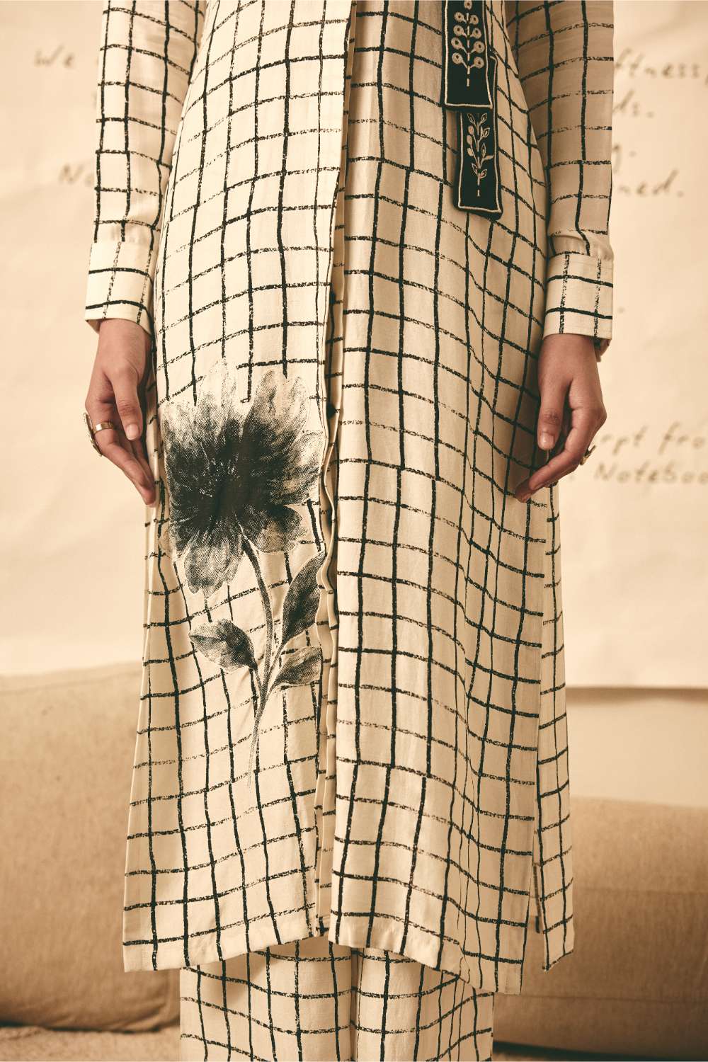 Bookmark Grid Kurta
