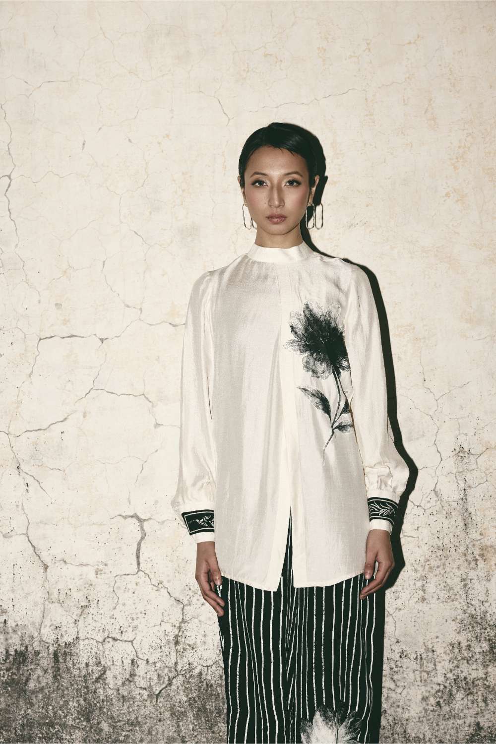 Bloom Top with Barrel Pants