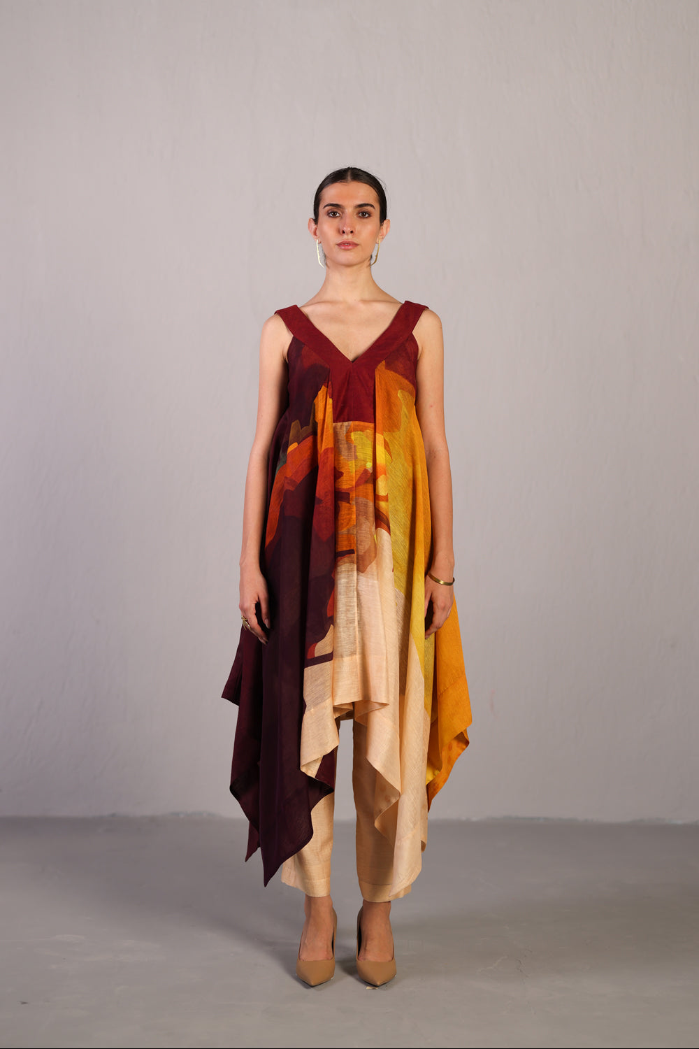 Diffuse Wine & Cream Co-ord Set
