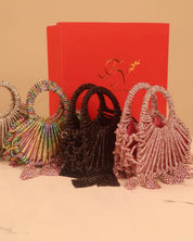 Lumi Knot Mini Bag Silver