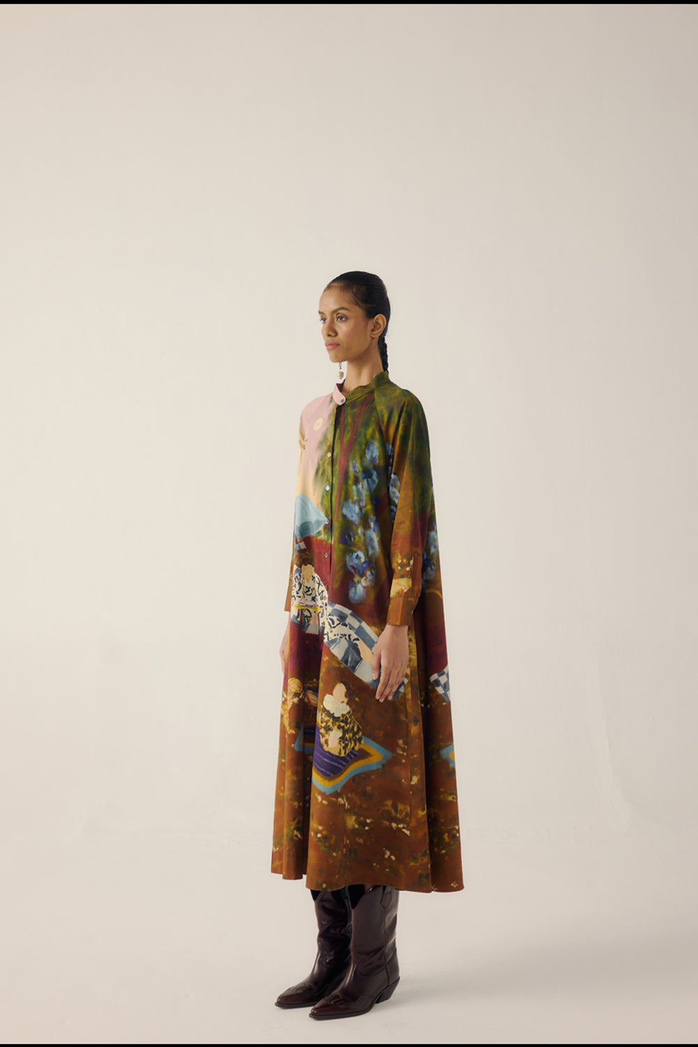 A Line Long Dress