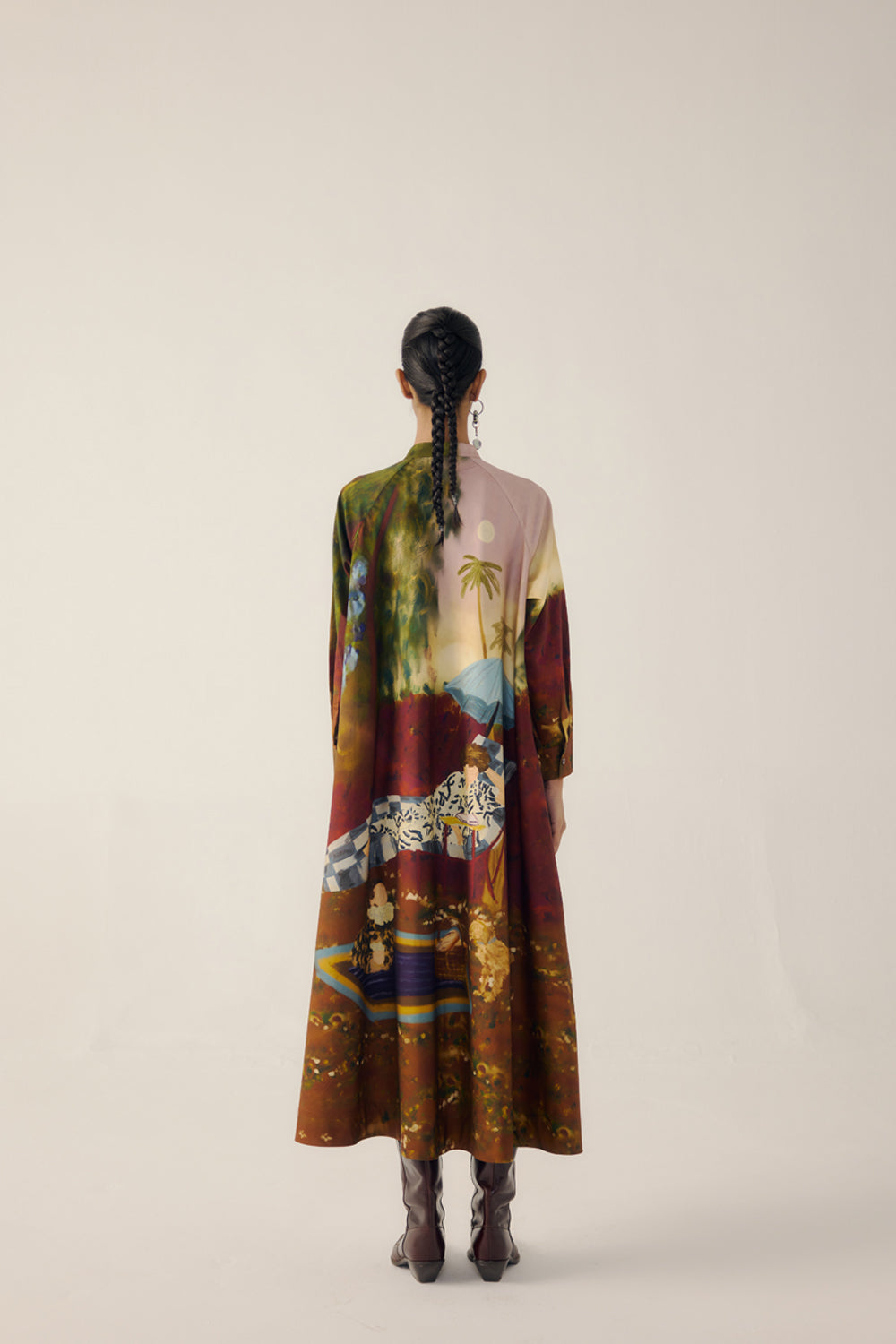 A Line Long Dress