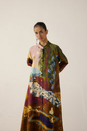 A Line Long Dress