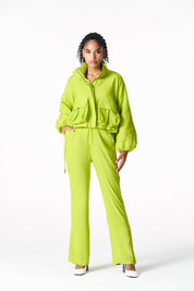Chartreuse Puffer Jacket