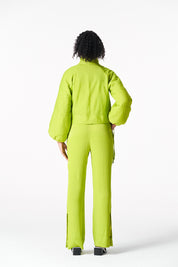 Chartreuse Puffer Jacket