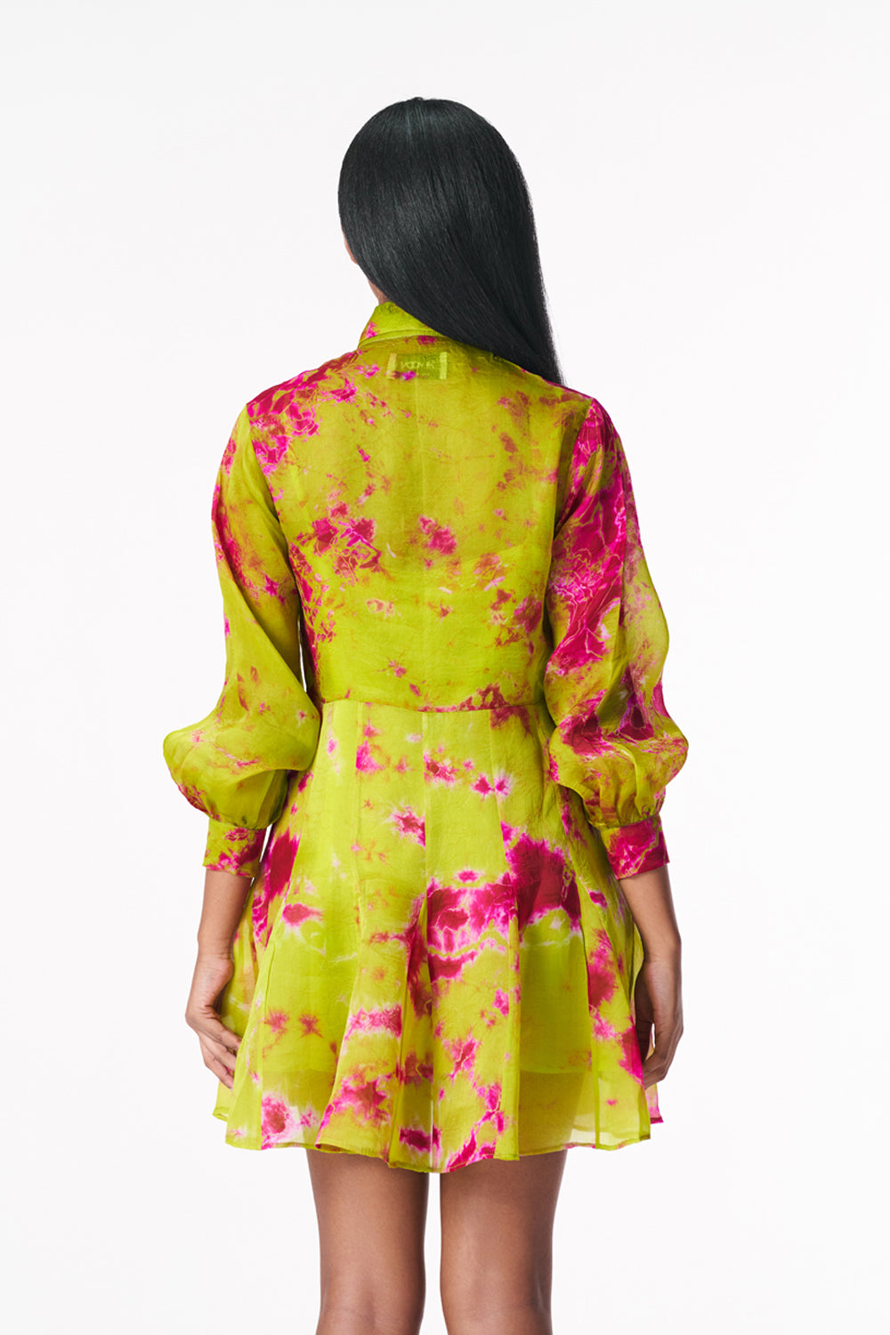 Chartreuse Seas Shirt Dress