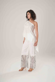 White Off Shoulder Set