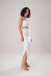 White Bustier