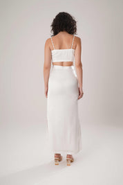 White Bustier
