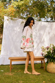 Plume & Palms Oversized Shirt