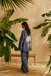 Pampas Palms Oversized Shirt