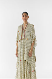 Pearl Polka Dot Strappy Dress & Cape
