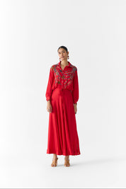 Maharani Crop Top and Skirt