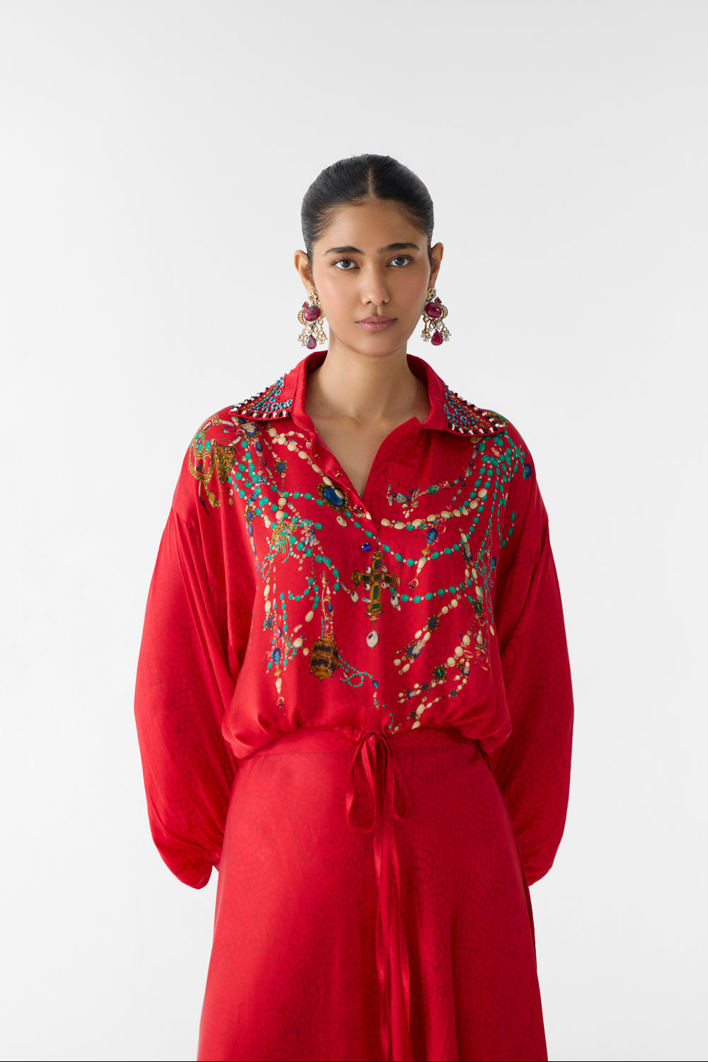 Maharani Crop Top and Skirt