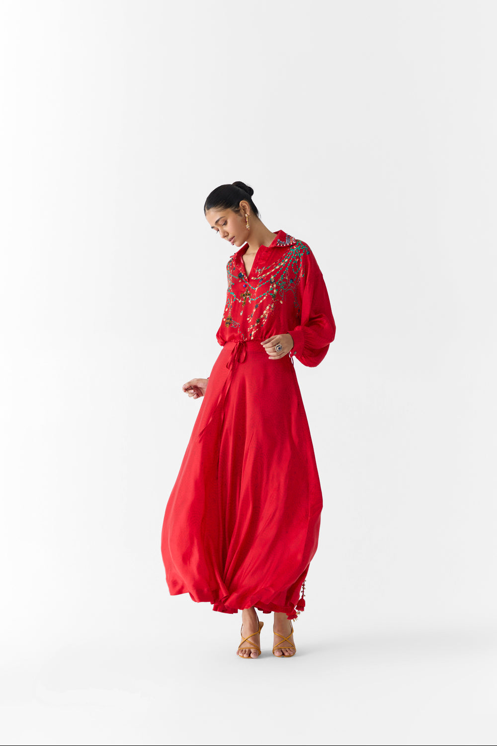 Maharani Crop Top and Skirt