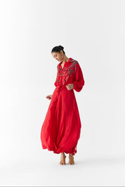 Maharani Crop Top and Skirt