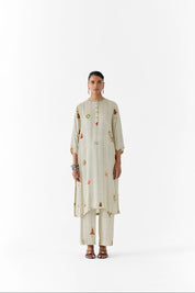 Pearl Polka Dot Straight Kurta & Pants