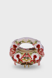 Crimson Amour Mini Beaded Bag