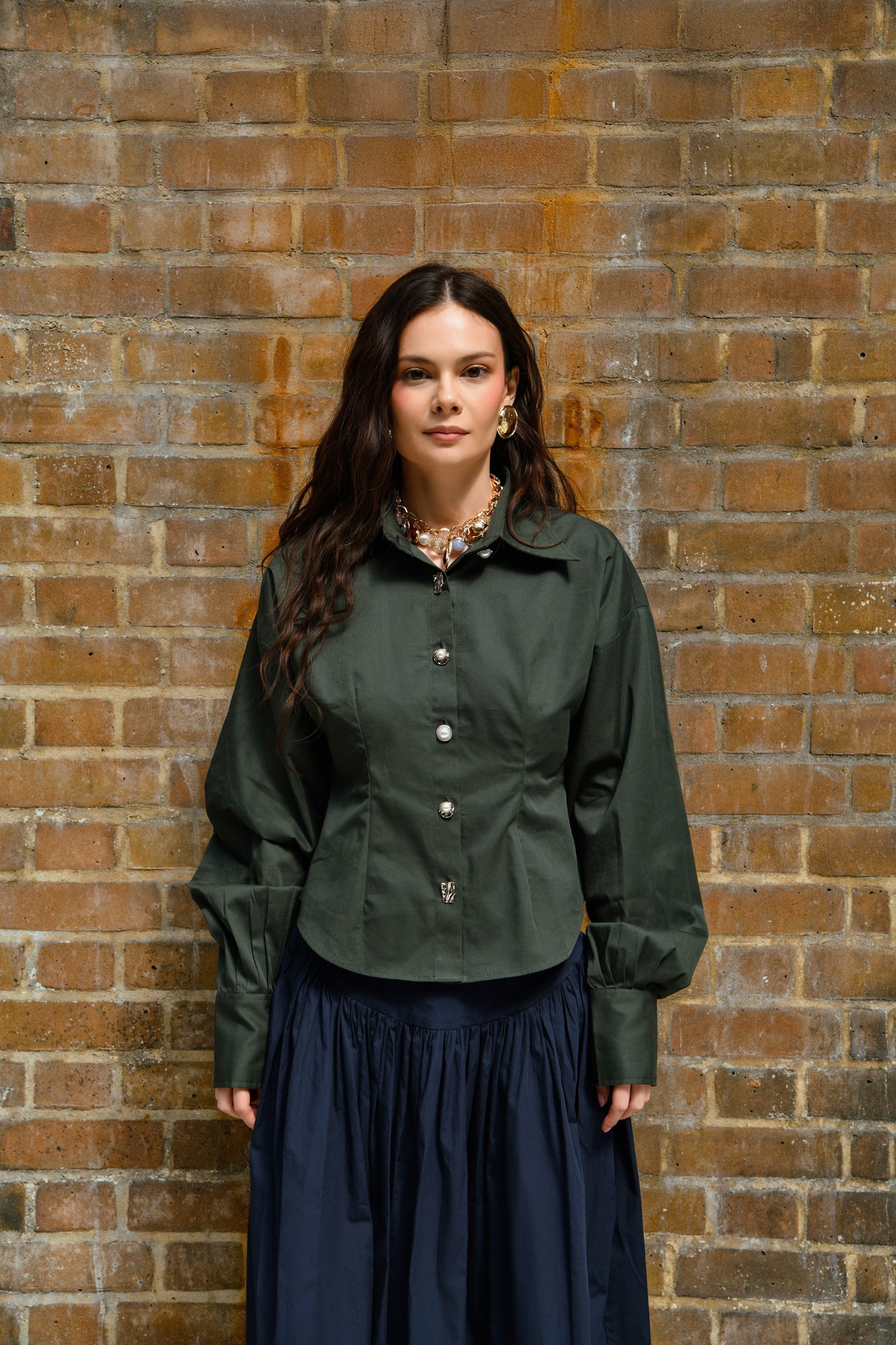 Pure Cotton Shirt and Skirt Co-ord Set
