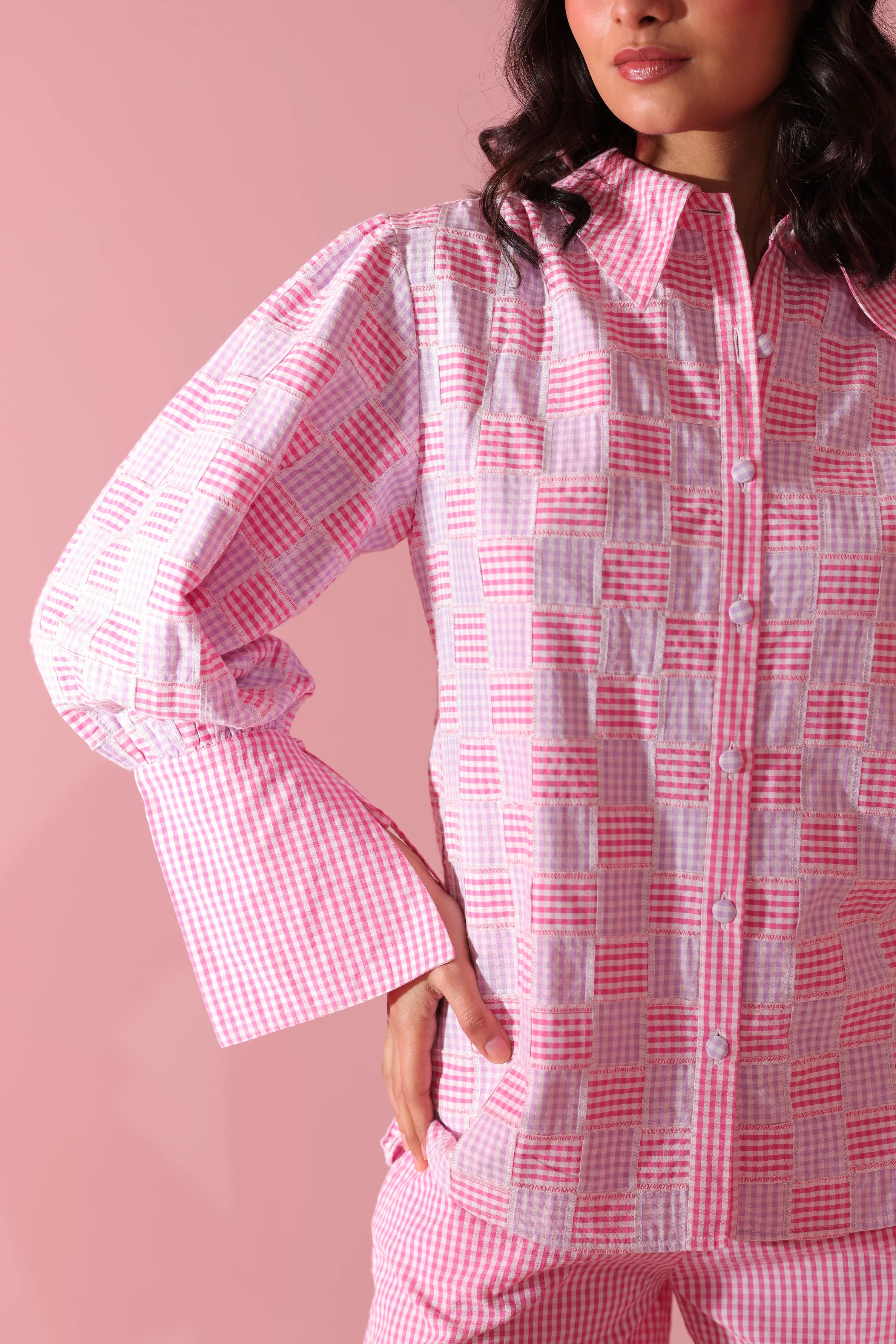 Pink Checker Set