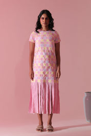 Gingham Sorbet Fringe Dress