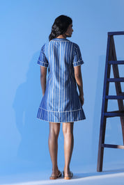 Bloom Stripe Mini Dress